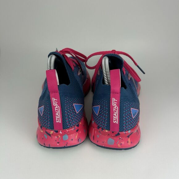 Brooks Levitate Stealthfit 5 Women's Size 9 B Blue Pink Running Shoes Sneakers - Picture 6 of 10